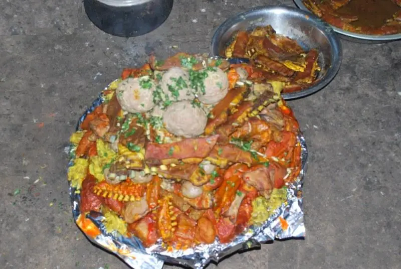A wazwan spread